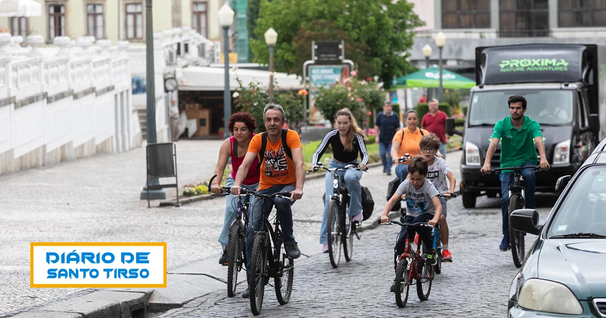 Munic Pio De Santo Tirso Promove Passeio De Bicicleta Para Toda A Fam Lia