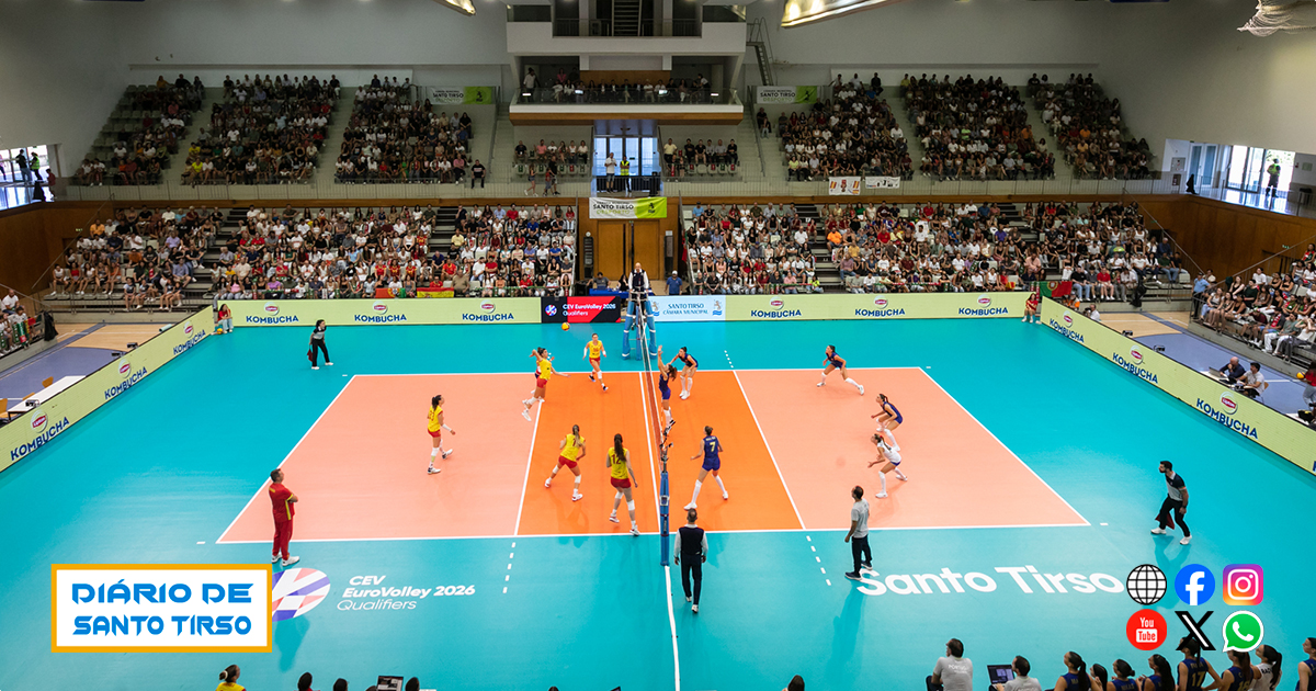 La selección femenina de voleibol se enfrenta a España en Santo Tirso