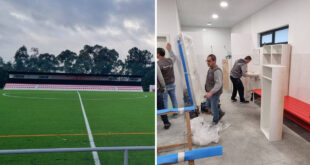 União Desportiva de São Mamede em fase de conclusão das obras no recinto desportivo