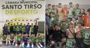 Associação de Santo Tirso de Futsal com dois escalões na Taça Nacional